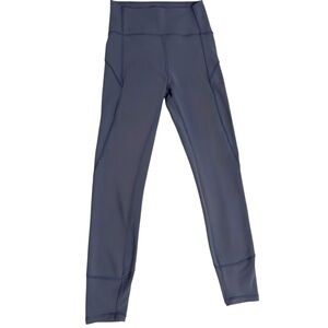 Lululemon In Movement 7/8 Tight 25” Thunder Blue Leggings Athleisure Size 4